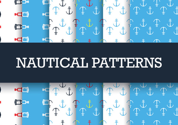 Nautical Patterns - Free vector #305069