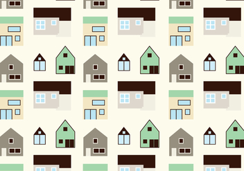 House pattern background - Kostenloses vector #305799
