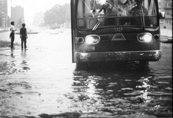 New York City during a heavy rainstorm, 1967 - бесплатный image #307859