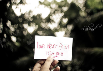 Love Never Fails - Free image #309019