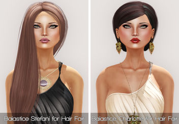 Baiastice Stefani & Charlotte for Hair Fair 2013 and PXL JADE in OLIVE and TAN - Free image #315669
