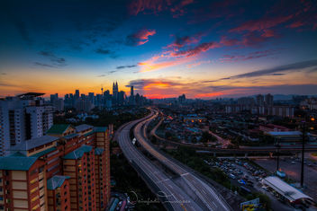 BLESSING | sunset of Kuala Lumpur skyline | - image gratuit #318129 