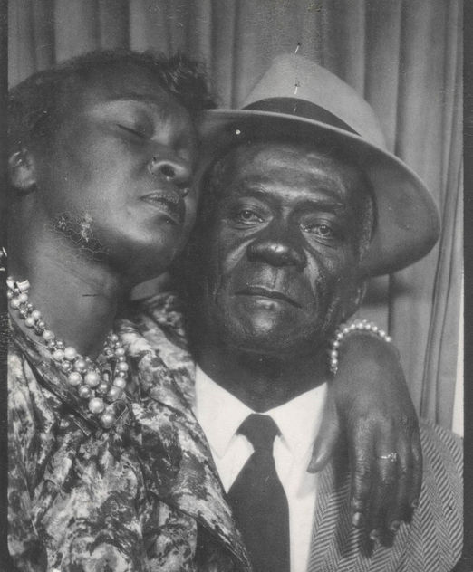 African American couple in a photo booth - Free image #320729