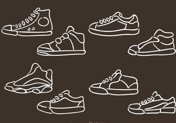 Vector Man Shoes Icons - Free vector #326809