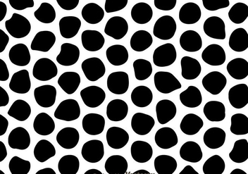 Black And White Irregular Circle Pattern - vector gratuit #327149 