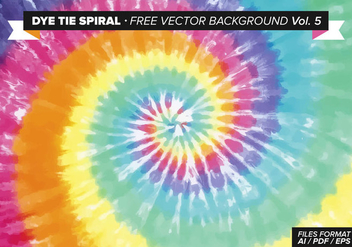 Dye Tie Spiral Free Vector Background Vol. 5 - Free vector #329539