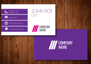 Creative Business Card - Free vector #329809