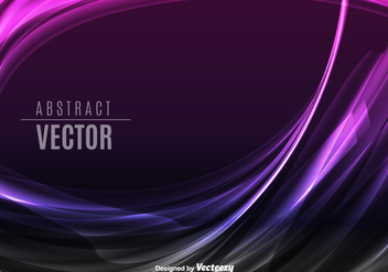 Purple abstract waves - vector #330159 gratis