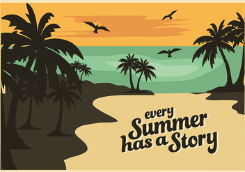 Free Summer Vector Background - Free vector #330799