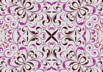 Abstract floral pattern background - vector #334009 gratis
