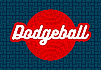 Dodgeball Free Vector Design - бесплатный vector #334889
