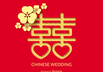 Free Chinese Wedding Vector Design - Free vector #336719