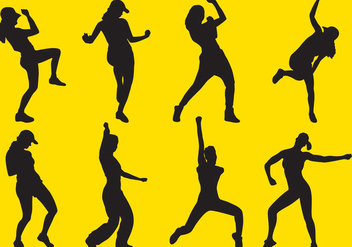 Zumba Silhouettes - Free vector #337659