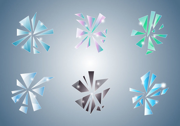 Free Shattered and Broken Glass #1 - Free vector #338339