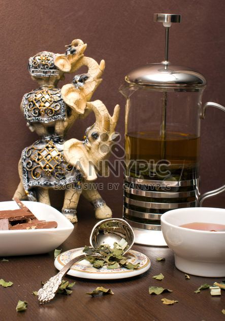 Green tea and chocolate - image gratuit #339219 