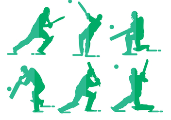 Cricket Player Vectors - vector #342659 gratis