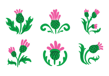 thistle Vector - Free vector #343029