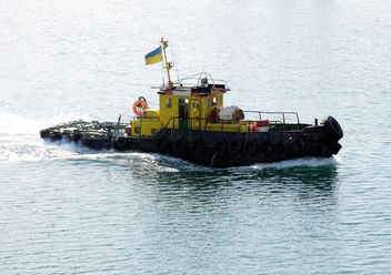 Tugboat in sea, Ukraine - Free image #344519