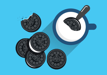 Oreo Cookie Vectors - vector gratuit #344739 