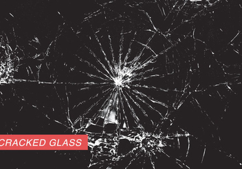 Cracked Glass - vector gratuit #344799 