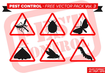 Pest Control Free Vector Pack Vol. 3 - vector gratuit #346409 