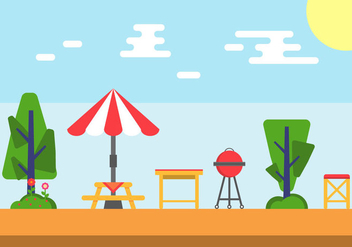 Free Family Picnic Vector Illustrations #5 - Free vector #346779