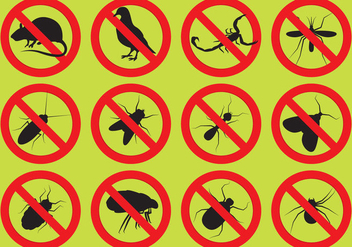 Pest Control Vector Icons - Free vector #346849