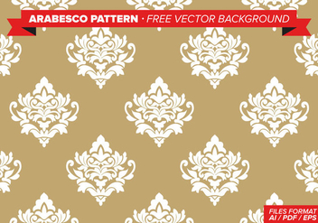 Arabesco Pattern Free Vector Background - Kostenloses vector #348809