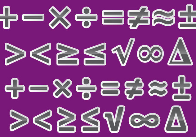 Vector Math Symbols - vector #349329 gratis