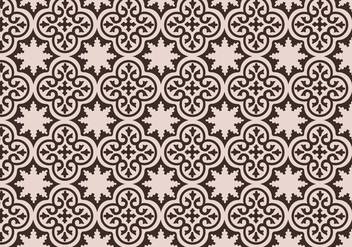 Mauve Moroccan Pattern Background Vector - vector gratuit #349569 