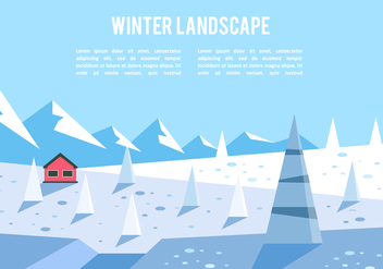 Free Winter Adventure Illustration Vector - бесплатный vector #350379