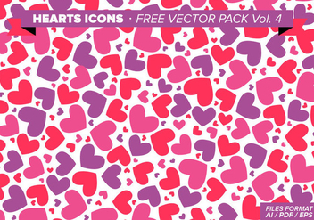 Heart Pattern Free Vector - Free vector #350649