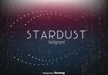 Abstract Stardust Vector Background - vector gratuit #350769 