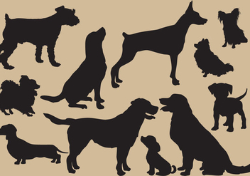 Dog Silhouettes - Free vector #352029