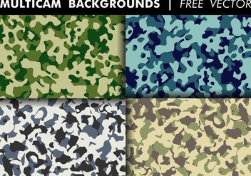 Multicam Backgrounds Free Vector - vector gratuit #352419 