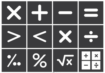 Math Vector Symbol Set - Kostenloses vector #352829