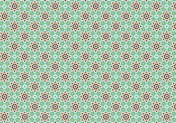 Green Mosaic Pattern Background - Free vector #353229