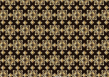 Gold Talavera Seamless Pattern - Free vector #353259