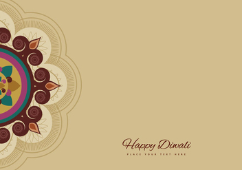 Rangoli For Diwali Celebration - бесплатный vector #355059