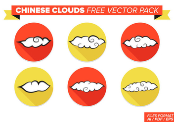 Chinese Clouds Free Vector Pack - Free vector #357469