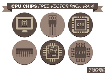 Cpu Chips Free Vector Pack Vol. 4 - vector #358529 gratis