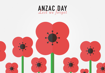 Lest We Forget Anzac Background Vector - Free vector #358619