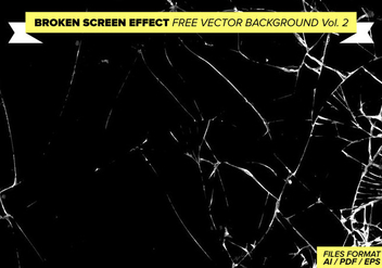 Broken Screen Effect Free Vector Background Vol. 2 - бесплатный vector #358769