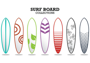Surf Board Collections - vector gratuit #359459 