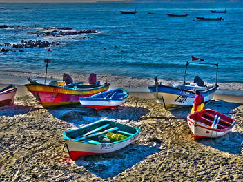 Fishermen Boats in Llico - image #360339 gratis