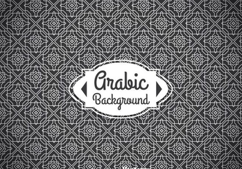 Arabic White Ornament Background - Free vector #361399