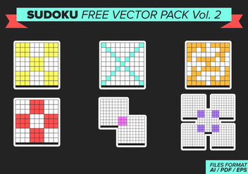 Sudoku Free Vector Pack Vol. 2 - vector gratuit #361849 