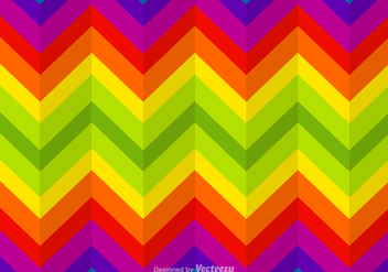 Free Zigzag Rainbow Vector Background - бесплатный vector #362039