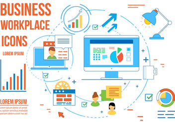 Free Business Vector Workplace - vector gratuit #362729 