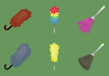 Free Feather Duster Vector Illustration - vector gratuit #363129 